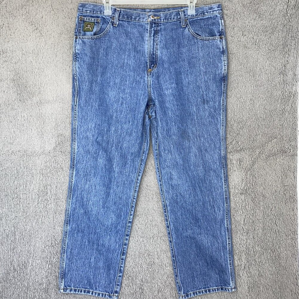 Cinch Green‎ Label Men's 42x32 Relaxed medium Stonewash
